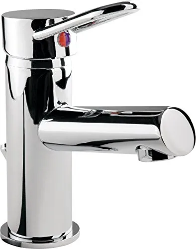 Stylist Waschtischarmatur Chrom - Elegante Einhand-Bedienung für mehr Flexibilität am Waschbecken. Ausgestattet mit einer geräuscharmen, langlebigen Kartusche und einer hochwertigen Mischdüse. Inklusive praktischer Ablaufgarnitur für einfachen Komfort.