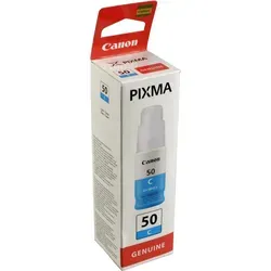 Original Canon 3403C001 GI-50C Tintenflasche cyan - Hohe Reichweite von 7.700 Seiten, ideal für kosteneffizientes Drucken in Büros und Bildungseinrichtungen
