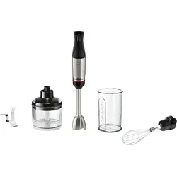 Bosch Serie 6 MSM6M622 Mixer - Mixer mit 1000 W Leistung für blitzschnelles Mixen, edles Design in Schwarz und Edelstahl, ideal für Ihre Küchenabenteuer.