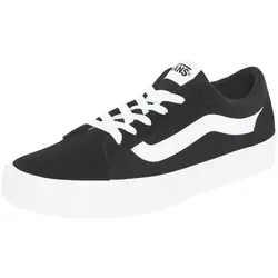 Vans Herren Vero Wildleder-Sneaker, Black/White, 47 EU - Stylische Vero Wildleder-Sneaker für Herren in klassischem Schwarz-Weiß. Hoher Tragekomfort und zeitloses Design für jeden Anlass.