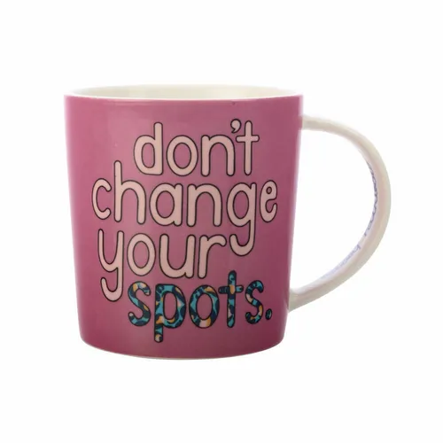Maxwell & Williams Becher Be Kind - Dont Change Your Spots Tasse Porzellan 380ml