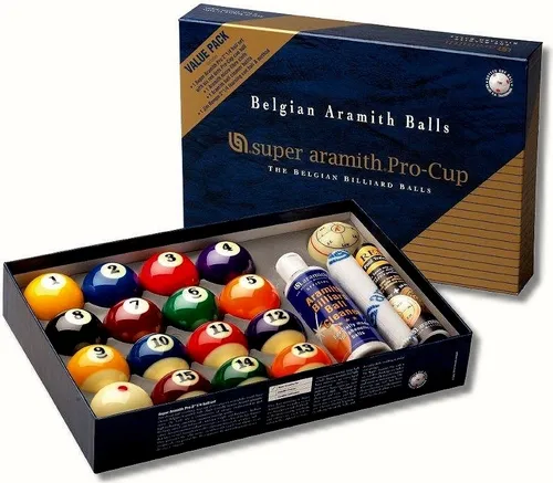 Kugeln Pool Super Aramith Pro 57,2mm Value Pack von Aramith