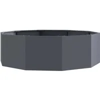 vidaXL Pflanzkübel Anthrazit – Robuster Stahl 120 x 120 x 35 cm - Der stilvolle Pflanzkübel aus langlebigem Stahl ist ideal für deinen Garten oder Balkon. Wetterfest und pflegeleicht, bietet er Platz für vielfältige Pflanzen und verleiht deinem Außenbereich modernen Charme.