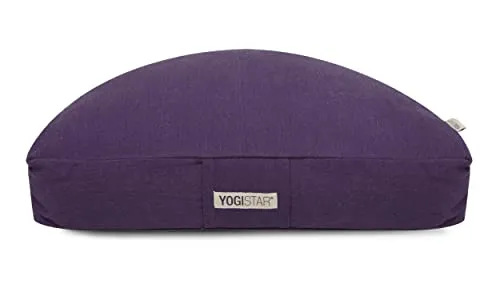 Yogistar Meditationskissen - Halbmond Violett in lila von Yogistar