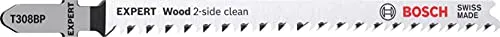 Bosch Accessories 2608900558 EXPERT 'Wood 2-side clean' T 308 BP Stichsägeblatt, 5 Stück 5 St.