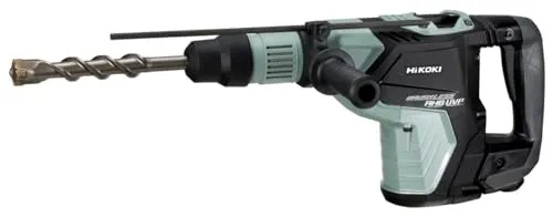 HIKOKI Bohr- & Meißelhammer DH40MEY (1150W, 11 J, SDS-max-Werkzeugaufnahme, Brushless Motor, Antivibrationssystem, inkl. Zubehör, im Transportkoffer)