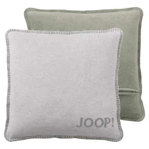 JOOP! Uni-Doubleface Kissenhülle Silber-Jade 50 x 50cm - Elegantes Kissen in Silber-Jade, perfekt für stilvolle Wohnräume. Hochwertige Materialzusammensetzung sorgt für Langlebigkeit und Komfort.