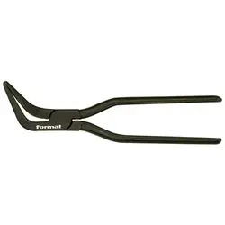 Falzzange gebogen 45° - Gesellschaftsspiele - Hochwertige Falzzange aus geschmiedetem Qualitätsstahl, pulverbeschichtet für Langlebigkeit, ideal für Klempnerarbeiten und präzises Biegen von Blechen.