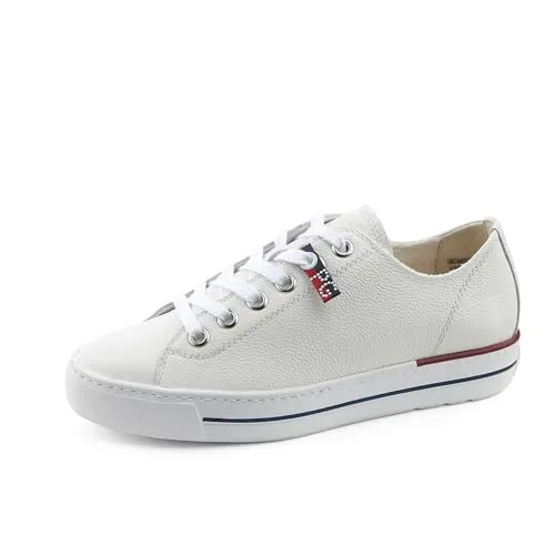 Paul Green Damen Low-Top Sneaker mit Plateausohle - Damen-Sneaker mit flacher Plateausohle aus leichtem EVA, ideal für Alltag und Freizeit. Hochwertiges Leder sorgt für Komfort und Stil.