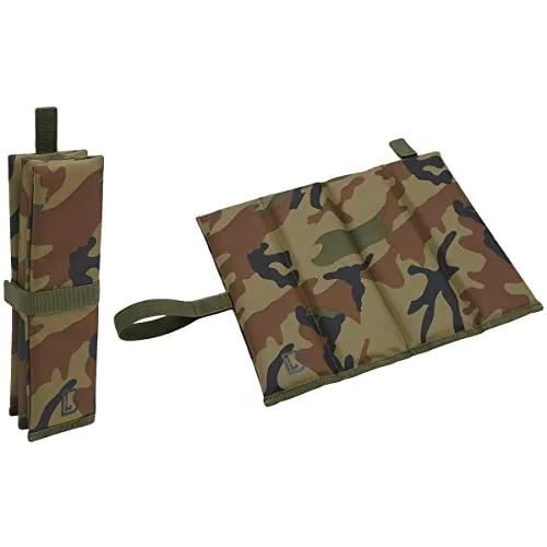 Brandit FALTMATTE/SITZKISSEN FALTBAR Outdoor Trekking Matte Jagd UNTERLAGE, Farbe:Woodland