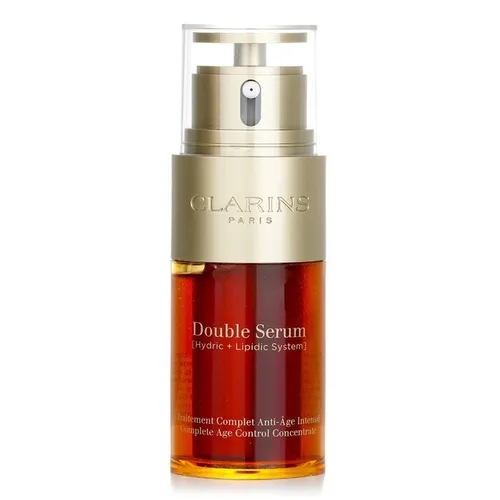 Clarins Double Serum 30ml - Anti-Aging Power - Sonstige Gesichtspflegeartikel, umfassende Anti-Aging-Behandlung mit 20 pflanzlichen Extrakten und Kurkuma für straffere, glattere Haut.