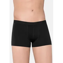 sloggi Retro Boxer 2er Pack 24/7 (1-St) Long Short / Pant - Baumwolle - ohne Eingriff - Atmungsaktiv schwarz M