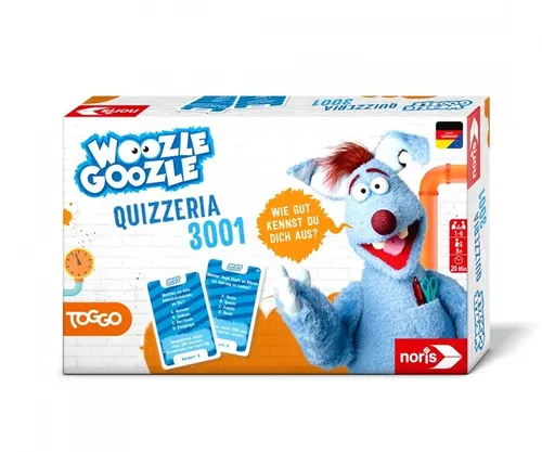 Noris 606102073 - Toggo, Woozle Goozle Quizzeria 3001, Lernspiel ab 8 Jahren