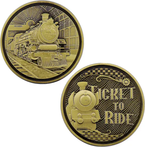FaNaTtik Ticket to Ride Sammelmünze Train Limited Edition von Fanatic