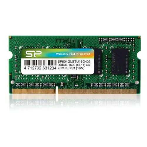 SILICON POWER DDR3 4GB 1600MHZ CL11 SO-DIMM 1.35V Low Voltage