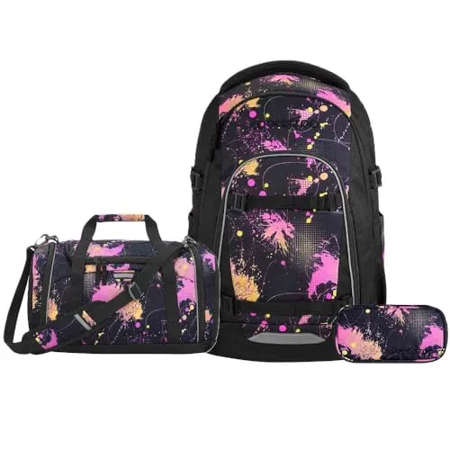 Coocazoo Mate Schulrucksack Set 3tlg. inkl. Sporttasche (Colour Drift)