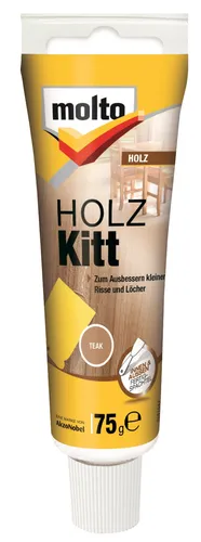 Molto Holz-Kitt, Zur Reparatur von Holz, Teak, 75g