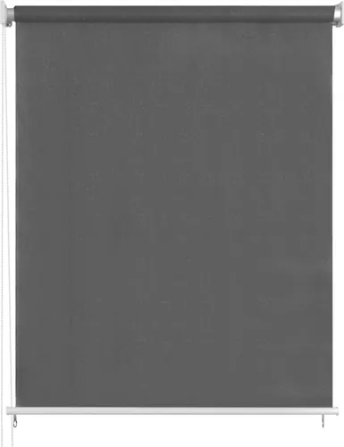 vidaXL Außenrollo 60x230 cm Anthrazit - Schützen Sie Ihren Außenbereich mit diesem stilvollen Außenrollo aus hochwertigem HDPE-Material. Ideal für Balkon oder Terrasse, sorgt es für Privatsphäre und ist einfach zu montieren.