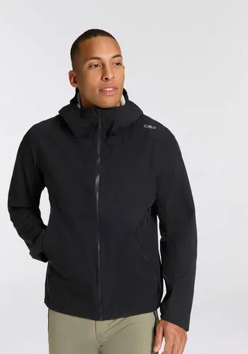 CMP Regenjacke grau 56 - Funktionsjacke aus 100% Polyester, pflegeleicht und ideal für sportliche Aktivitäten bei jedem Wetter.