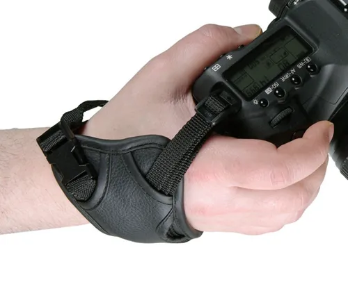 Kamera Kunstleder-Handschlaufe universal für DSLR Kameras 3-Punkt-Halterung