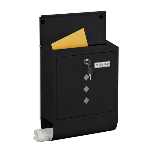 Briefkasten Mailbox Postfach Postbriefkasten Postkasten Briefbox Sichtfenster