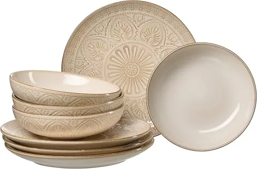 Ritzenhoff & Breker Speiseset 8-tlg. OMARA in beige von Ritzenhoff & Breker