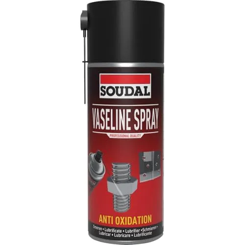 Soudal Vaseline Spray, 400ml, Dose, Transparentes und säurefreies Schmier- und Schutzspray