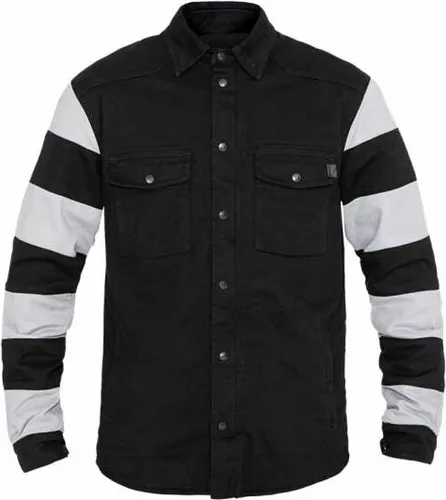 John Doe Motorradjacke schwarz L - Hochwertige Motorradjacke aus 100% Baumwolle in Schwarz, ideal für Sicherheit und Stil auf der Straße. Perfekt für passionierte Biker.