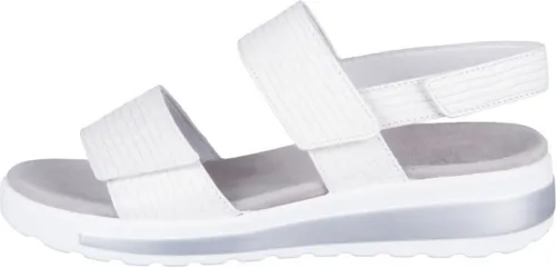 Semler Hanna RIVER-CALF Sandale Weiß Gr. 41 - Elegante Sandale für Damen aus hochwertigem Leder, mit praktischem Klettverschluss für optimalen Halt. Ideal für den Sommer, bietet Komfort und Stil in jedem Schritt.