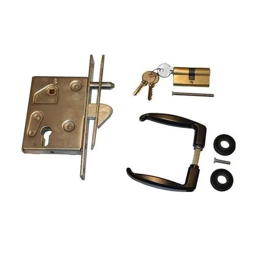 HBS Schiebetürschloss-Set PZW 25/60/72/8 mm verzinkt