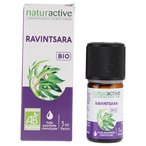 Naturactive Ätherisches Öl Ravintsara (Cinnamomum camphora (L) J.Prest.) Bio
