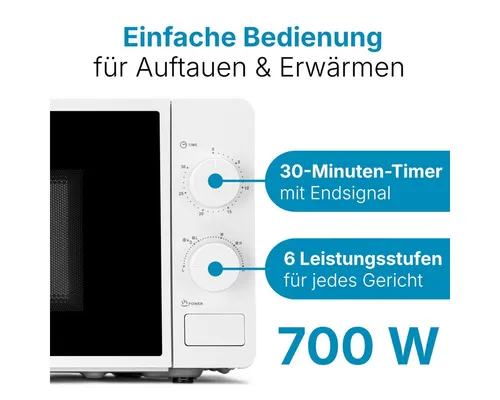 Bomann Mikrowelle MW 6014 CB – 20L, 700W