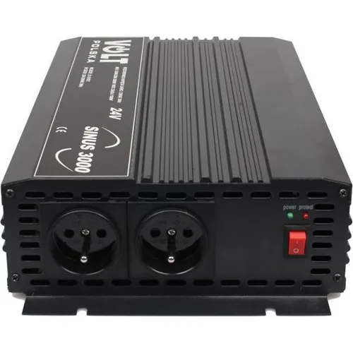 Volt Polska PRZETWORNICA SINUS 3000 24V / 230V 1500/3000W (6845)