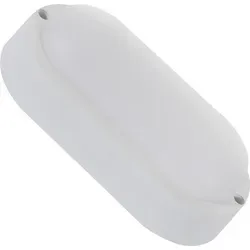 LED Deckenleuchte 15W Oval für Außen 85x173 mm IP65 Weiß 3000K Warmweiß