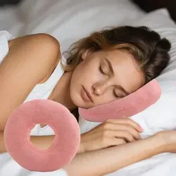 Ohrkissen Donut Piercing Seitenschläfer Ohrenschmerzen Light Pink