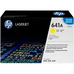 HP Toner C9722A 641A - 2x Original Gelb für Color LaserJet 4600/4610/4650, 16.000 Seiten Kapazität, höchste Druckqualität garantiert