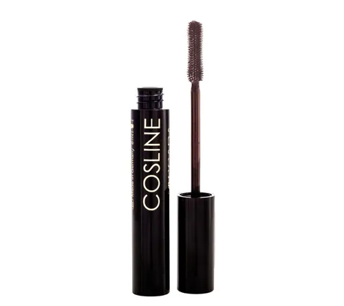 Cosline Cosmetics Mascara Rubber Brush, innovative Bürste, perfekt getrennte Wimpern, braune Pigmente