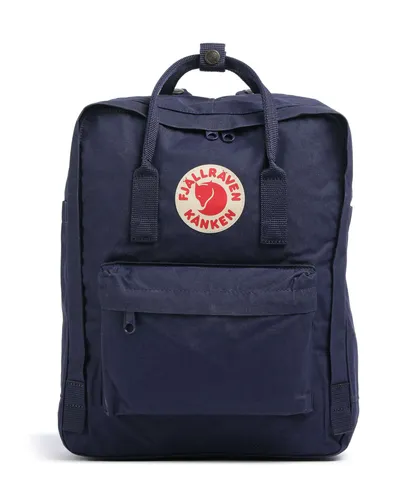 FJÄLLRÄVEN Kånken Rucksack Midnight Purple 15 - Klassischer Rucksack aus strapazierfähigem Vinylon F Material, ideal für Schule, Arbeit oder Reisen. Mit herausnehmbarem Sitzkissen und praktischem Fächersystem für besten Komfort.
