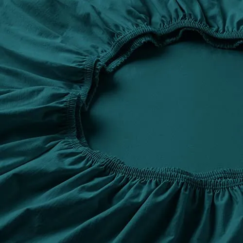 ESTELLA Spannbetttuch Zwirnjersey | Cyan in türkis von ESTELLA