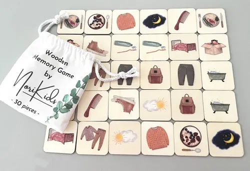 Memory Spiel aus Holz