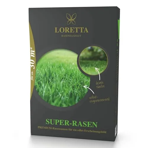 Loretta Super Rasen Premiumrasensaat 0,6kg für ca 30m²