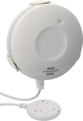 Brennenstuhl Connect Zigbee Wassermelder WM CZ 01 - Smart Home Wassermelder mit Push-Benachrichtigung, schützt vor teuren Wasserschäden in Bad, Küche und Keller