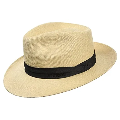 Stetson Jenkins Strohhut Bogarthut Fedora mit UV-Schutz 40 von Stetson