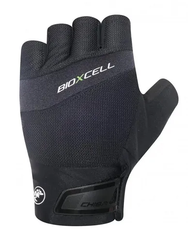 Chiba Unisex BioXCell Pro Fahrradhandschuhe, Black, XXL - Hochwertige Fahrradhandschuhe aus recyceltem Nylon für optimale Passform und Belüftung. Strapazierfähige Innenhand mit 3D-Polsterung sorgt für Komfort und schützt vor Druckstellen.