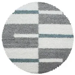 Novel Hochflorteppich Gala in Türkis, rund in türkis von Novel