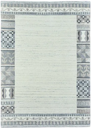 THEKO Wollteppich Royal Natur 6030 – Handgetuftet aus reiner Wolle