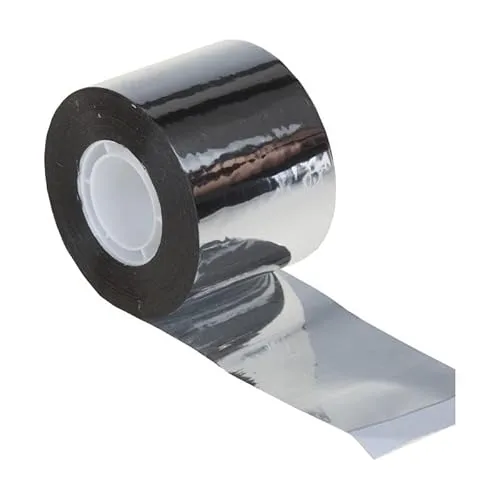 doitBau Alu - PP Klebeband 50mm x 50m Aluminiumklebeband Polypropylen Dampfsperre Isolierung Dichtband Dach Dämmung Isolierband Abdichtung Aluminiumtape selbstklebend Rohrisolierung hitzebeständig