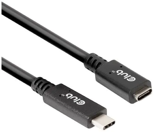 Club3D Kabel USB 3.2 Typ C 2m Verlängerung 5Gbps