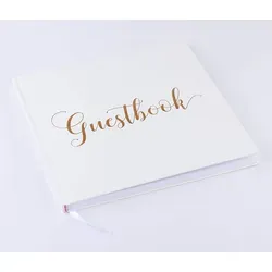 Edles Gästebuch Hochzeit – Hardcover, 72 Seiten, Vintage von plantvibes-de