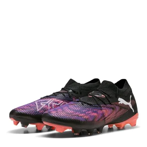 Puma Herren Fußballschuhe FUTURE 8 MATCH FG/AG 41EU - Fußballschuhe für Rasen und Kunstrasen mit hochelastischem LYCRA-Obermaterial, ideal für kreative Spielmacher, die Flexibilität und präzise Ballkontrolle schätzen.